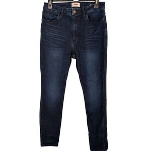 Wrangler High Rise Unforgettable Skinny Jeans Dark Indigo Blue MT1SNCS Womens 12